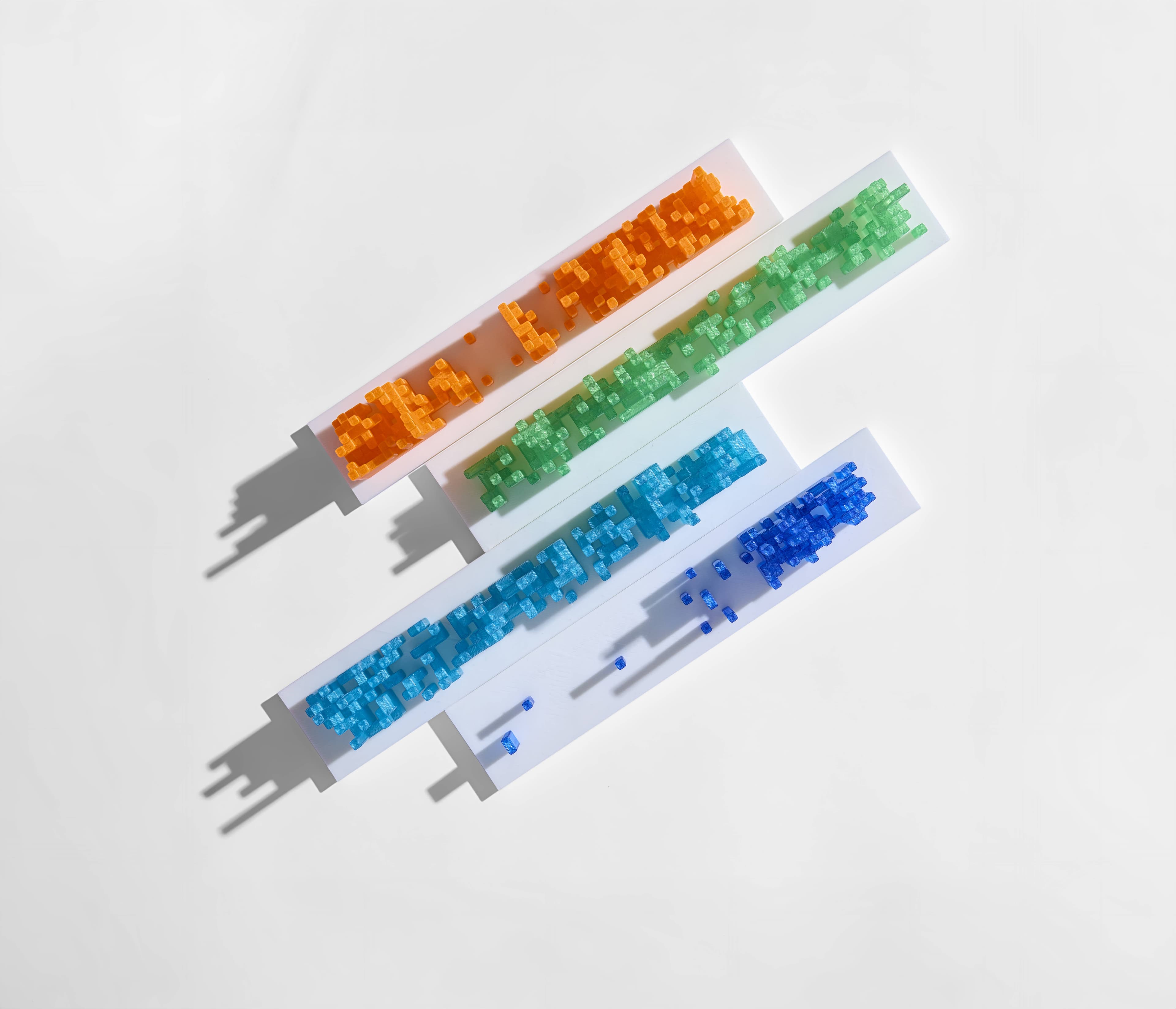 Git Trophy - 3D Printed GitHub Contribution Art